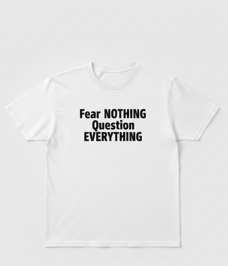 Fear NOTHING Question EVERYTHING