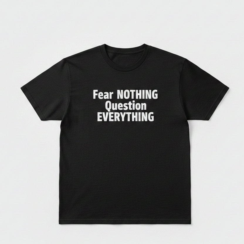Fear NOTHING Question EVERYTHING
