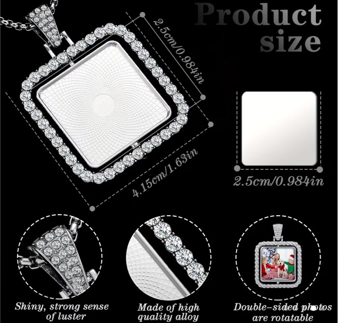 Customized Square/ Heart ICED OUT